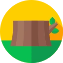 KC Expert Tree Service Stump Logo